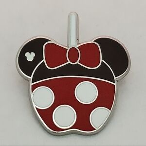 Disney Pin Trading Minnie Mouse Caramel Candy Apple Hidden Mickey Pin